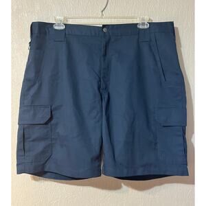 Wear Guard Men Cargo Shorts Blue Work Wear Utility Oeko-Tek Cotton Size 42 New